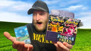 paldean fates booster box! (WE FINALLY PULLED IT!)