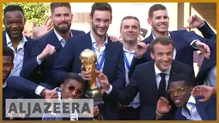 🇫🇷 World Cup winners: Heroes' welcome for France players | Al Jazeera English