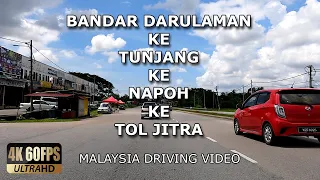 Bandar Darulaman ke Tunjang ke Napoh ke Tol Jitra | 4K 60FPS | Malaysia Driving Video