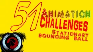 Stationary Bouncing Ball - 51 Animation Challenges - opentoonz