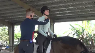 Dressage mechanics with Leif Aho. Basic biomechanics with a PSG Young Rider