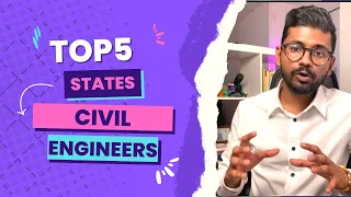 5 Best states for Civil Engineering Jobs and Masters in USA!!!