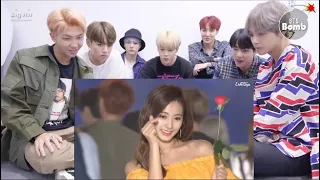 BTS reaction to TZUYU Queen Of Visual