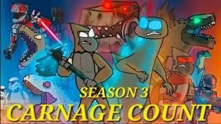 Triangle Vs Monkey Season 3 CARNAGE COUNT