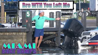 Would You Have Left Him As Well? | Miami Boat Ramps | 79th St