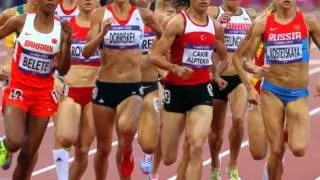 Asli Cakir Alptekin Gold in 1500m London Olympics 2012