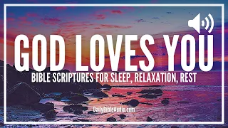 GOD'S LOVE BIBLE VERSES FOR SLEEP (8 HOURS) | Soaking Scriptures On The Love Of God (WITH MUSIC)