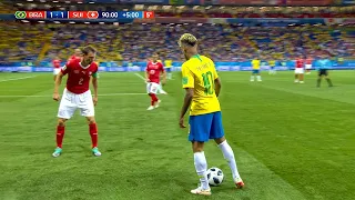 O DIA QUE NEYMAR SOFREU 18 FALTAS EM UM JOGO DE COPA DO MUNDO! | Neymar vs Suiça (17/06/2018)