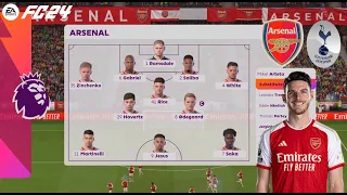 FC 24 | Tottenham Hotspur vs Arsenal - English Premier League 2023/24 Season - PS5™ Gameplay