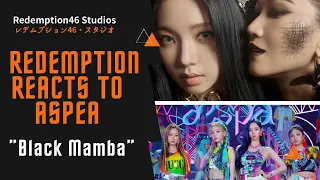 Redemption Reacts to aespa 에스파 'Black Mamba' MV