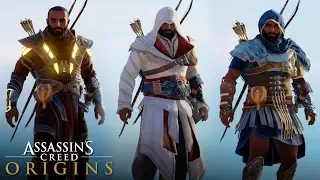 Assassin's Creed Origins - All Legendary Outfits (How to Unlock) Including Premium DLC Outfits