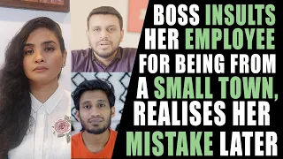 Boss Insults Her Employee For Being From A Small Town, Realises Her Mistake Later | Nijo Jonson