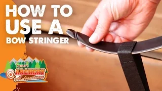 how to use a bow stringer (Archery)