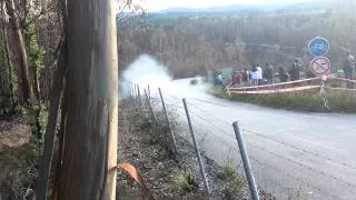 Rally da Maia Mitsubishi lancer evo crash despiste