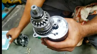 Self Starter Motor Repair सेल्फ स्टार्टर रेपैरींग  Bajaj Compact 4stock Ato Rickshaw Bs6, Bs4, Bs3