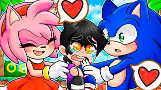 ¡ME CONVIERTO EN EL HIJO SONIC 2 LA PELICULA Y AMY! 💖✨ ME ADOPTAN EN MINECRAFT 🥰 SRJUANCHO MINECRAFT