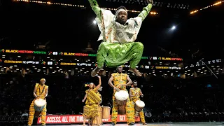 Wula Drum Halftime Show at Barclays Center 2023