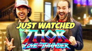 Just Watched THOR LOVE & THUNDER!! Instant Reaction & Honest Thoughts Review!