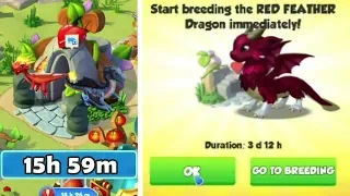 RED FEATHER DRAGON Unlocking + How to Breed! SUNRISE Dragon Hatching! - DML #1268