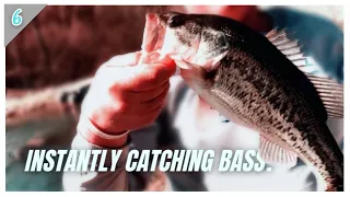 INSTANTLY CATCHING BASS!!! (BASS BROKE MY ROD)(Ft. Avery)