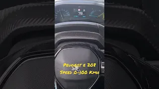 Peugeot e208  Top Speed 0-100Kmh