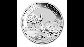 2020 Australia 1 oz Silver Emu BU