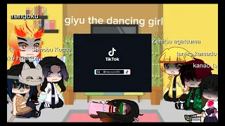 ♡Hashiras react to giyu as random gacha tiktok ♡