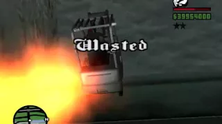 GTA San Andreas Wasted Compilation with Forklift