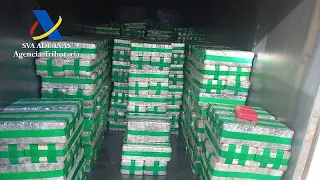 Huit tonnes de cocaïne saisies dans le port d'Algésiras