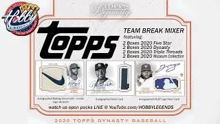 2020 Triple Threads/Dynasty/Five Star 8 BOX TEAM BREAK #11  eBay 02/07/21