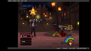 Kingdom Hearts Final Mix: Leon/Squall Boss Fight (NO HIT RUN)