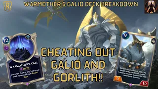 Cheat Out Big Units w/ Warmother's Galio Trundle | Deck Breakdown & Gameplay | Legends of Runeterra