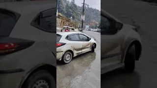 Tata Altroz | 🌧️ Nature Washing At Mussoorie Hills | #shorts #video