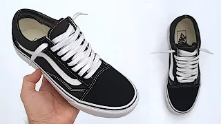 HOW TO LOOSELY LACE VANS OLD SKOOLS (FOR LONG LACES)