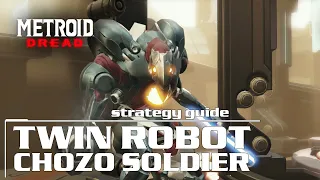 Twin Robot Chozo Soldier Boss Metroid Dread Strategy Guide