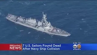 Bodies Of Missing Sailors Found On Stricken Navy Destroyer