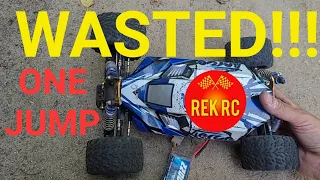 WLToys 124017 DESTROYED!!! FULL SEND!!! DISASTROUS END!!!
