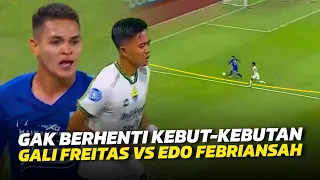 Bikin Edo Galau Buat Menyerang !! Full Duel Gali Freitas Bikin Bek Persib Bandung Kerepotan