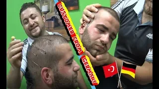 ASMR TURKISH BARBER MASSAGE💈NECK , EAR CRACK 💈 olive oil,wire,head,ear,face,back,arm,sleep massage