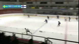 Patrik Puistola’s nice goal against team Sweden.