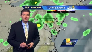 Chance for rain, cooler Sunday