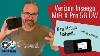 First Look: Verizon Inseego MiFi X Pro 5g UW (m3100) Mobile Hotspot with x65 Modem