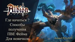 Albion online : Где качаться ? или способы получения ПВЕ Фейма для новичков