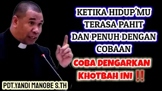 PDT.YANDI MANOBE S.TH || KEBAKTIAN PENYEGARAN IMAN || KPI || ,