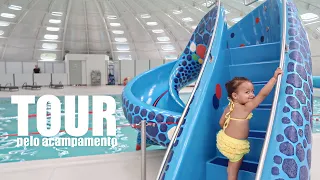 CAMP TOUR: PLAY AND LOTS OF FAMILY FUN | RÊ ANDRADE Daily Vlog