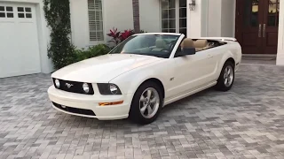 2007 Ford Mustang GT Premium Convertible Review and Test Drive by Bill Auto Europa Naples