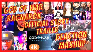 GOD OF WAR RAGNAROK - OFFICAL STORY TRAILER - REACTION MASHUP - STATE OF PLAY 2022 - [AR]