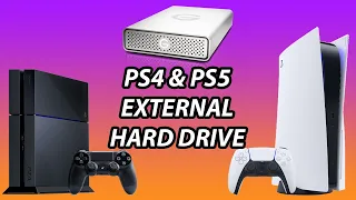 How To Play PS4 Games on Portable External Hard Drive on PS4 & PS5 While Also Playing The Same Game
