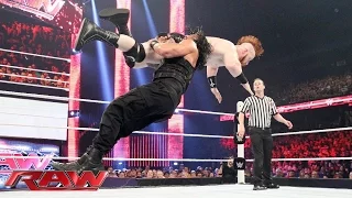 WWE Monday Night RAW 25/07/2016 Highlights - Roman Reigns vs Sami Zayn vs Sheamus vs Chris Jericho