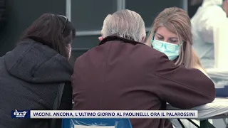 Vaccini. Ancona, l'ultimo giorno del Paolinelli. Ora il PalaRossini - VIDEO